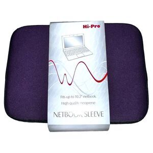Hi-pro netbook sleeve. New purple color never used!